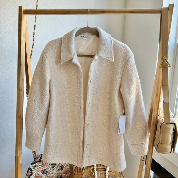 NWT Reformation Hobart Jacket - Picture 3 of 11